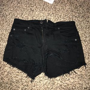 Black American Eagle Shorts